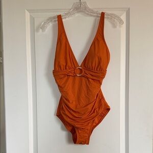 Michael Kors One Piece Tangerine Swimsuit 8
